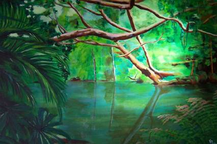 Painting by Klaus